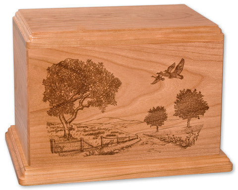 Laser Engraved Cremation Urns as Memorials