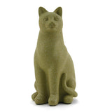 Grand Cat Cremation Urn In Tan