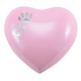 Arielle Pink Pet Paw Heart Keepsake