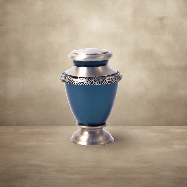 Artisan Indigo Keepsake Urn