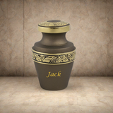 Rustic Bronze Keepsake Urn