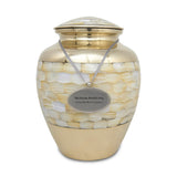 Elite Mother of Pearl Cremation Urn in Large