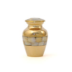 Elite Mother of Pearl Small Keepsake Urn For Ashes