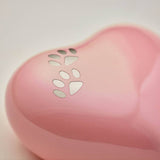 Arielle Pink Pet Paw Heart Keepsake