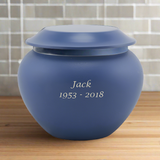 Sapphire Pet Urn In Medium