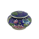 Filigree Cloisonné Lily Dragonfly Keepsake Urn