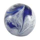 Blue Glass Marble Swirl Keepsake Urn