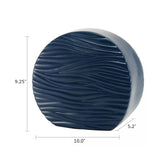 Tranquil Waves Blue Cremation Urn in Large