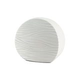 Tranquil Waves White Cremation Urn in Large