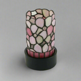 Pink Stained Glass Light of Remembrance Cremation Keepsake Urn