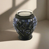 Mosaic Iris Tealight Candle Keepsake