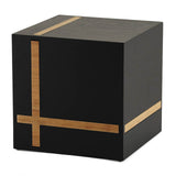 Hudson Black/Bamboo Cremation Urn in Extra Large