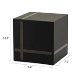 Hudson Black/Grey Cremation Urn in Extra Large