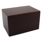 Cherry Cremation Urn with Sliding Panel In Large