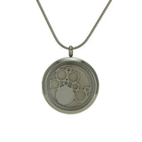 Round Pewter Circles Pendant