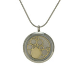 Round Bronze Circles Pendant