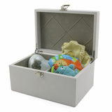 Teddy Bear Memory Chest For Infant In White