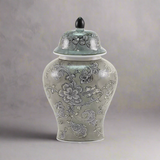 Cottage Floral Temple Cremation Urn