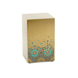 Cascade Bronze Cremation Urn with Blue & Gold Mosaic