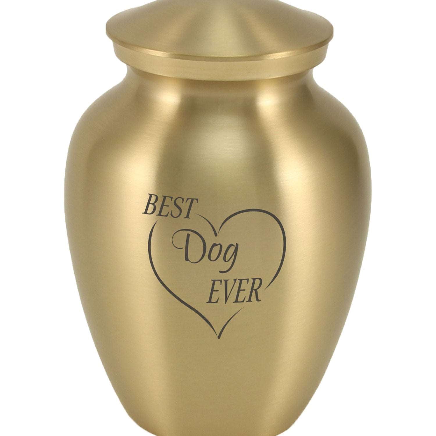 'Best Dog Ever' Bronze Pet Urn Bundle