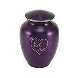 Near & Dear® Classic Expressions: "Best Cat Ever" Purple Pet Urn In Small