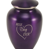 Near & Dear® Classic Expressions: "Best Dog Ever" Purple Pet Urn In Small