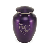 Near & Dear® Classic Expressions: "Best Dog Ever" Purple Pet Urn In Small