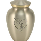 Near & Dear® Classic Expressions: "Best Dog Ever" Pewter Pet Urn in Small
