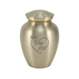 Near & Dear® Classic Expressions: "Best Dog Ever" Pewter Pet Urn in Small