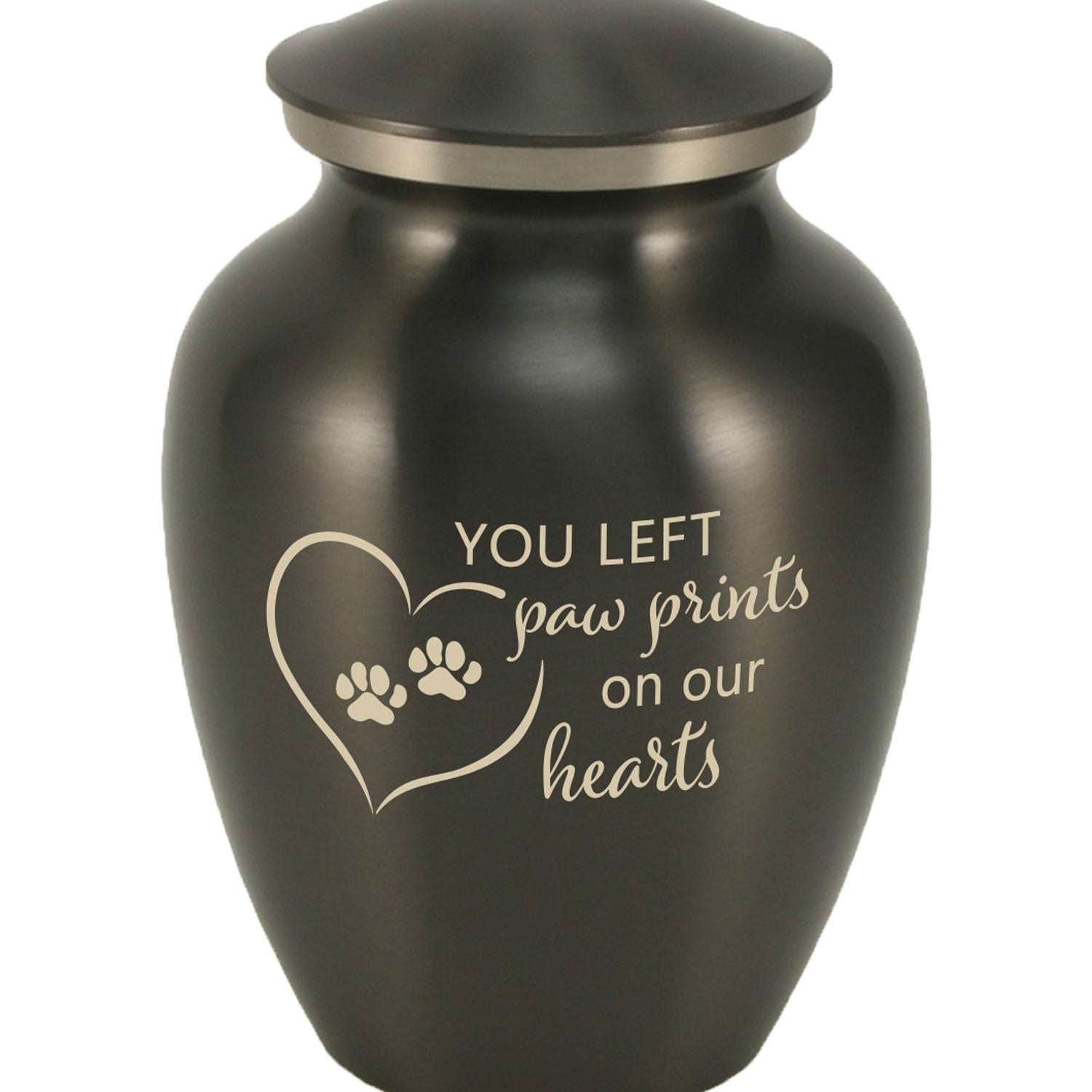 'You Left Paw Prints' Slate Pet Urn Bundle