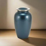 Classic Midnight Blue Cremation Urn in Large