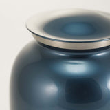 Classic Midnight Blue Cremation Urn in Large