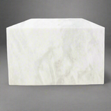 Taj Mahal White Marble Cremation Box