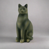 Grand Cat Cremation Urn In Sable