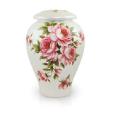 Rose Bouquet Ceramic Cremation Urn In Large