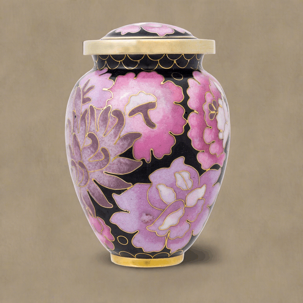 Cloisonne Blush Keepsake Urn