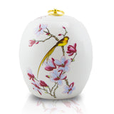 Golden Bird Ceramic Urn in Extra Small