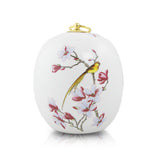 Golden Bird Ceramic Urn in Extra Small