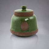 Emerald Ceramic Pet Urn In Extra Small