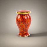 Etienne Keepsake Urn With Autumn Leaves