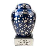 Blue Paws of Love Pet Urn Bundle