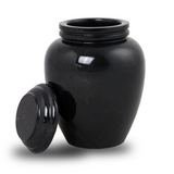 Black Marble Cremation Urn in Extra Small