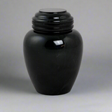 Black Marble Cremation Urn in Extra Small