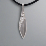 Diamond Drop Cremation Pendant