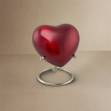 Trinity Crimson Heart Keepsake Urn