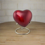 Trinity Crimson Heart Keepsake Urn