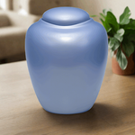 Aqua Biodegradable Cremation Urn in Large