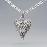 Companion Cremation Pendant with Angel Wings