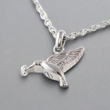 Hummingbird Cremation Necklace In Stainless Steel