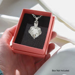 Heart Cremation Urn Necklace, Cremation Keepsake for Ashes